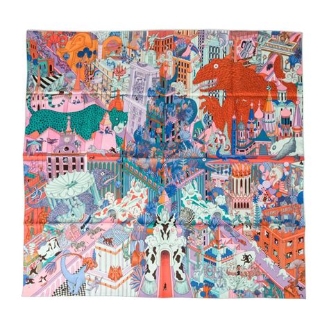 hermes animapolis|Hermès Animapolis Silk Scarf .